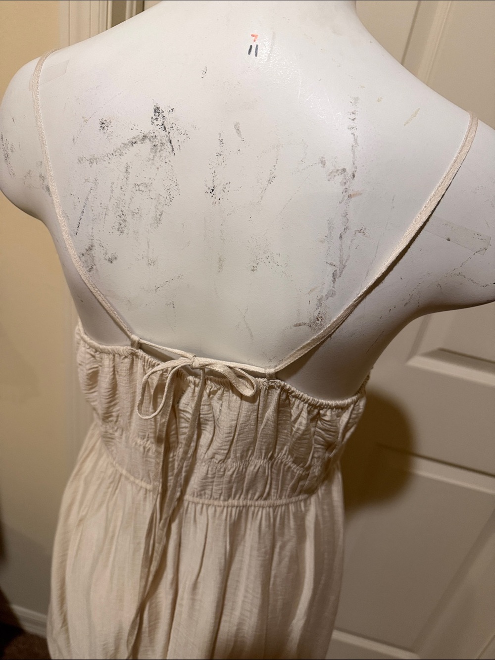 Steve Madden Jackie Dress Shell Spaghetti-Strap Maxi Dress. NWT. Medium - Picture 7 of 8